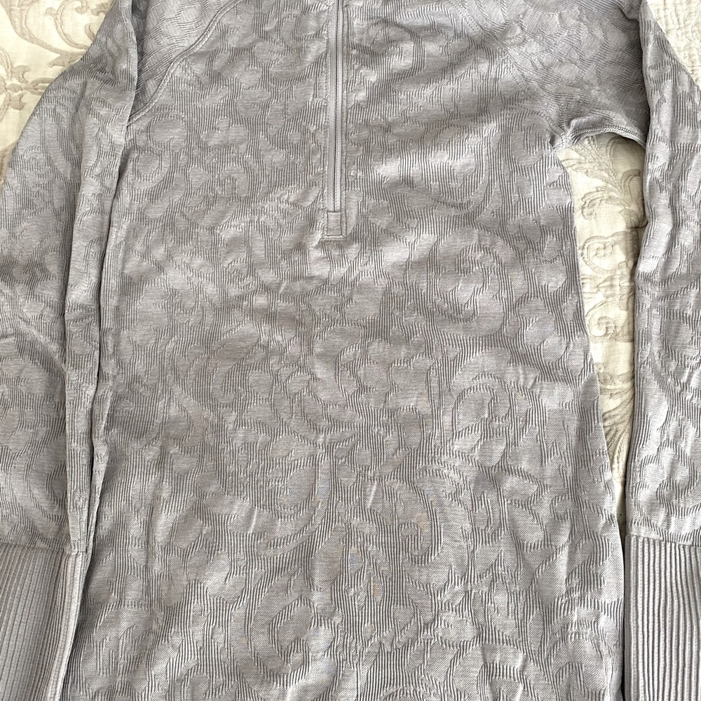 LULULEMON  MIDZIP ATHLETIC SHIRT